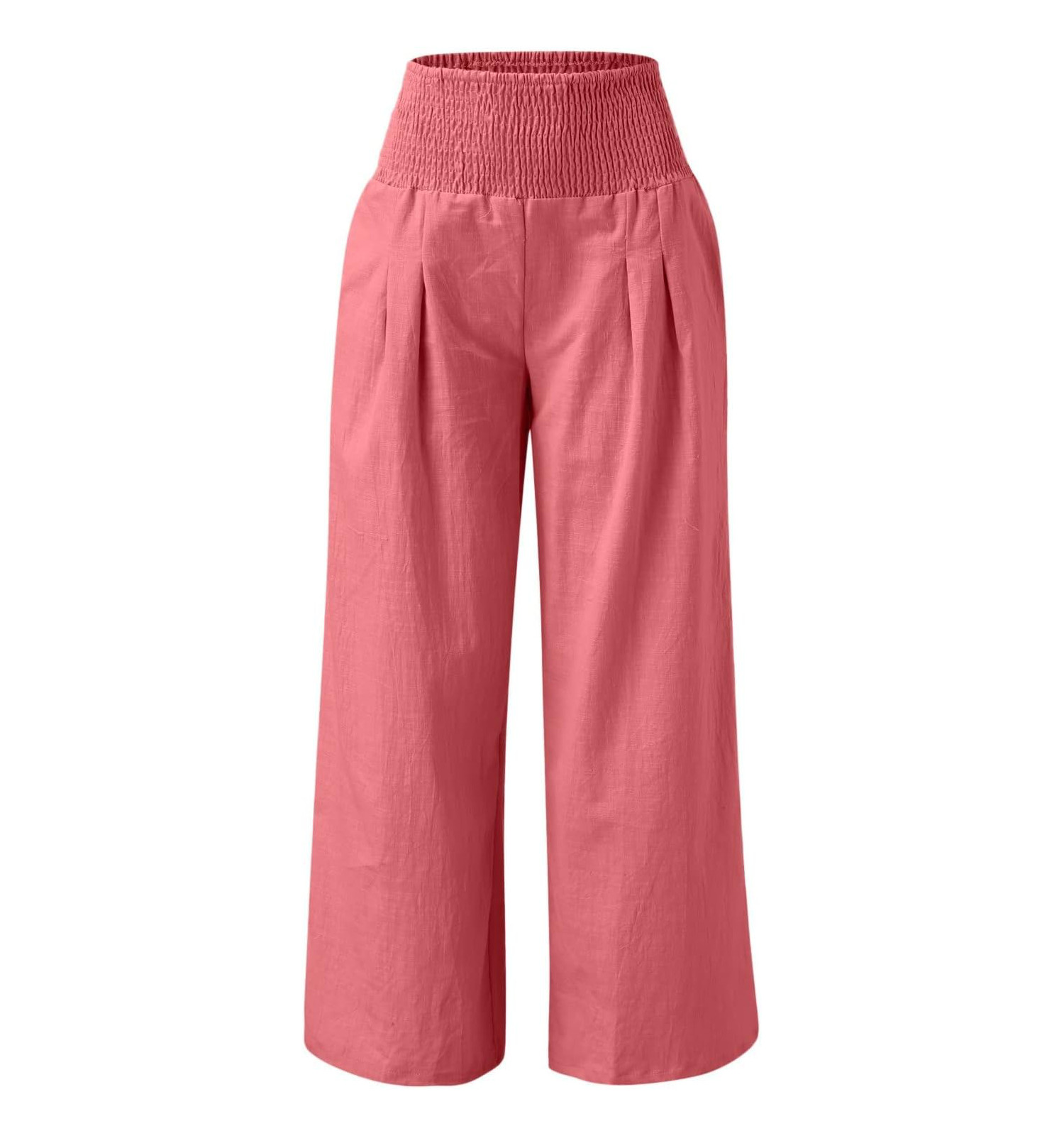 Relaxed wide leg pants with pocket - Image 42