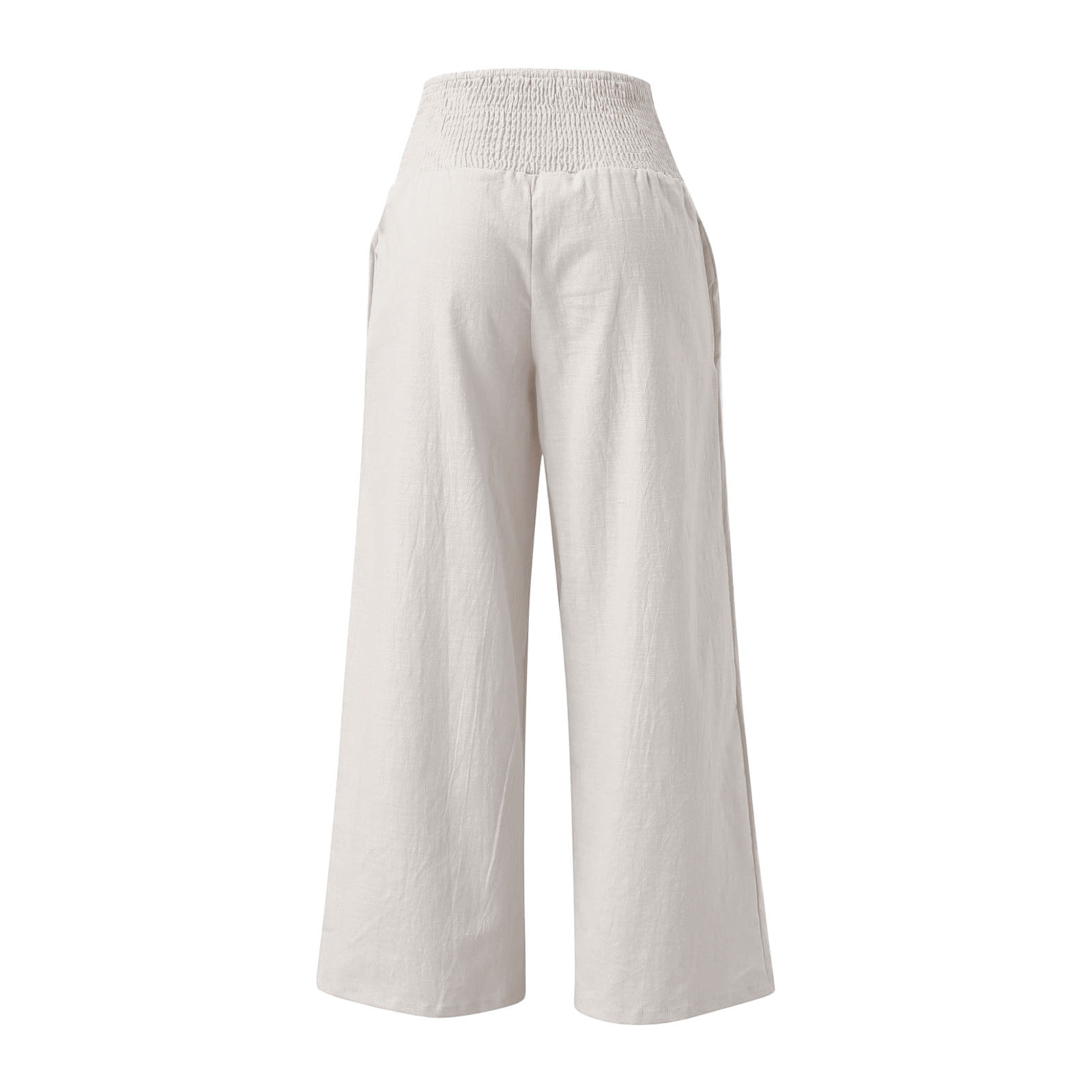 Relaxed wide leg pants with pocket - Image 43