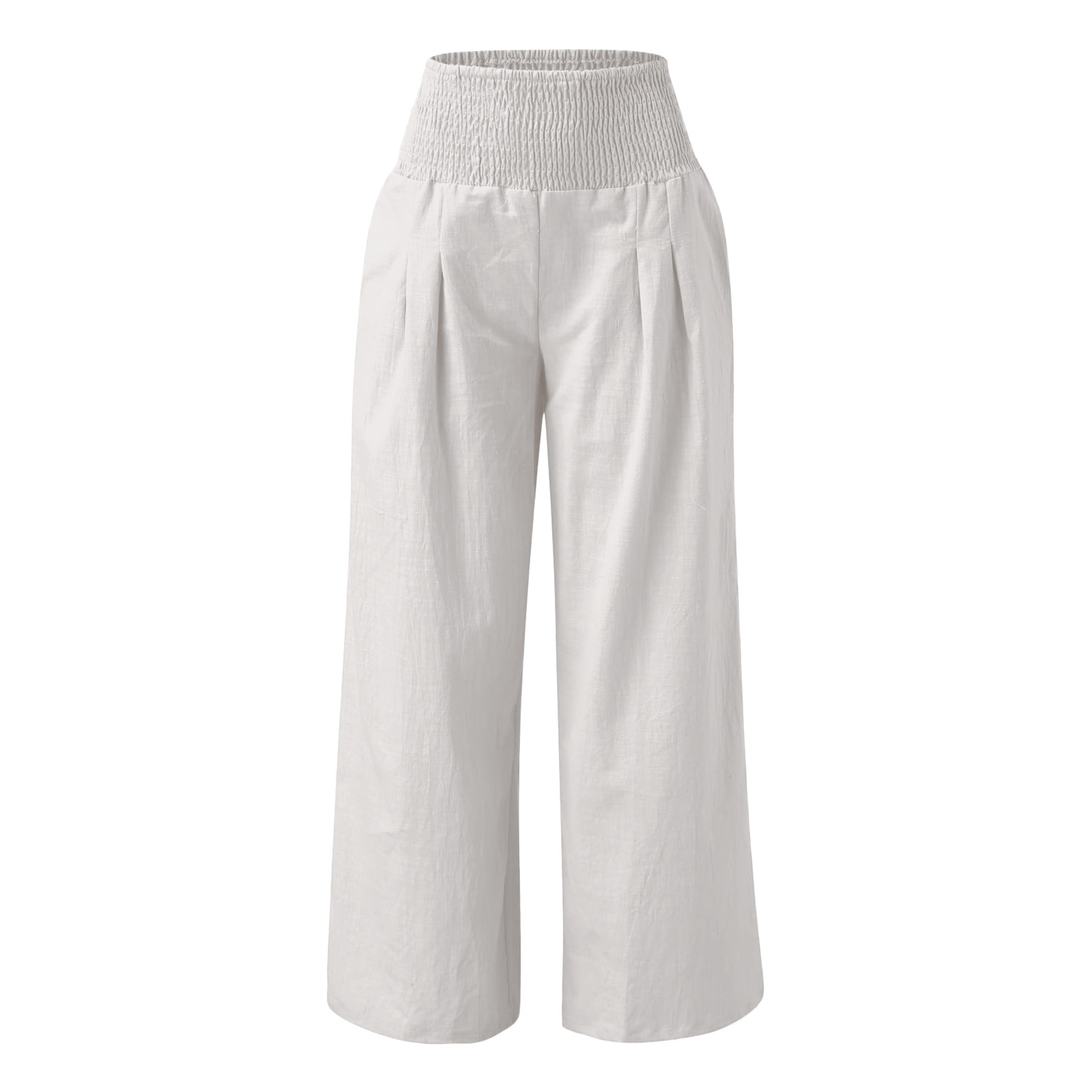 Relaxed wide leg pants with pocket - Image 44