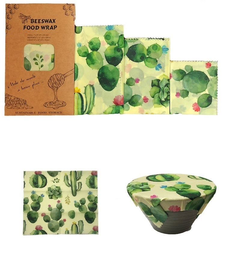 Reusable beeswax food wrap set - Image 6