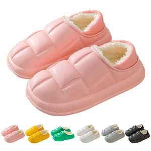 Water-resistant warm slippers
