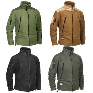 Warm faux fleece men's jacket