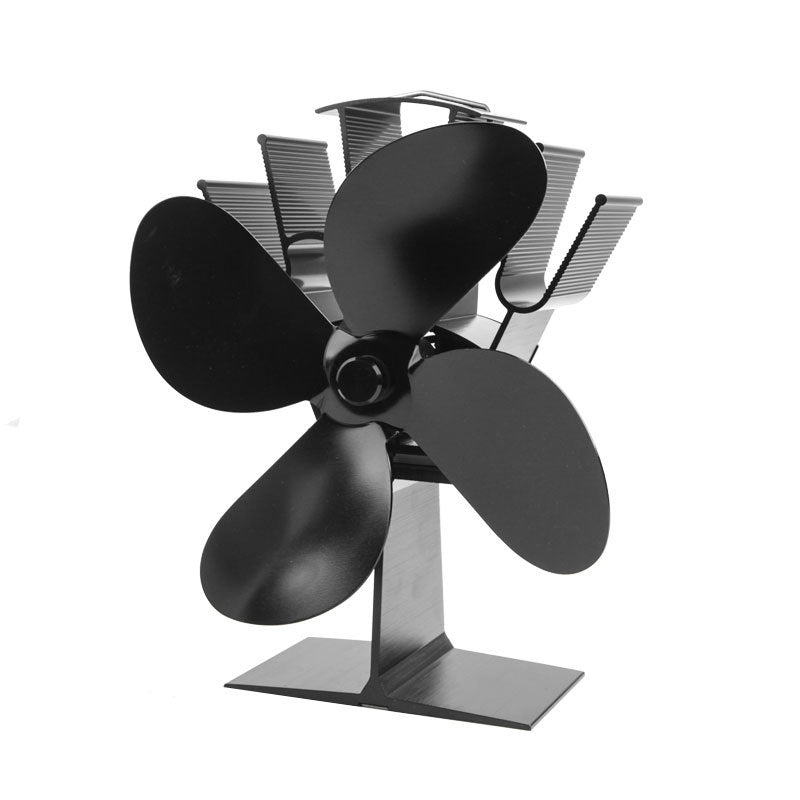 Heat powered stove fan