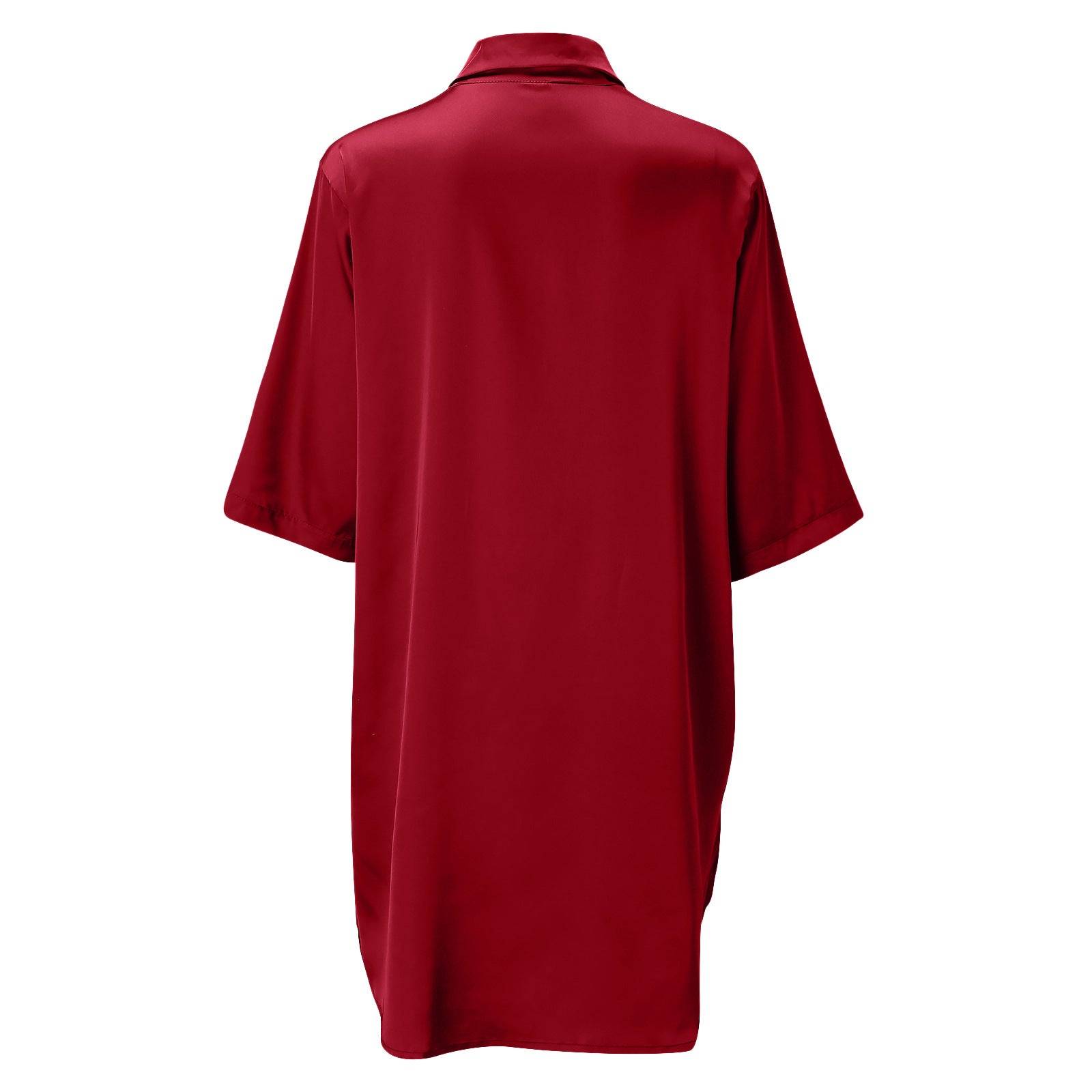 3/4 sleeve satin nightdress - Image 21