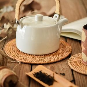 Rattan coaster mat set of 3pcs
