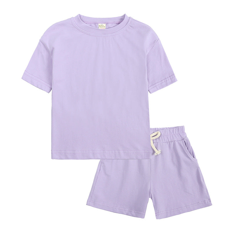 Casual t-shirt & shorts childrens' set