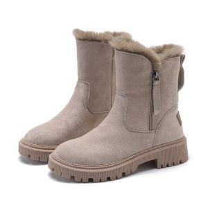 Warm women's winter boots