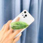 Leaf shaped smartphone hand holder