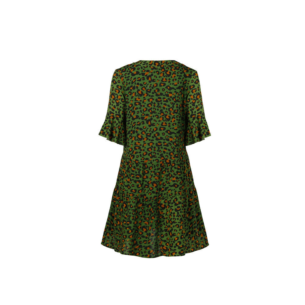 Flared sleeve loose summer dress - Image 17