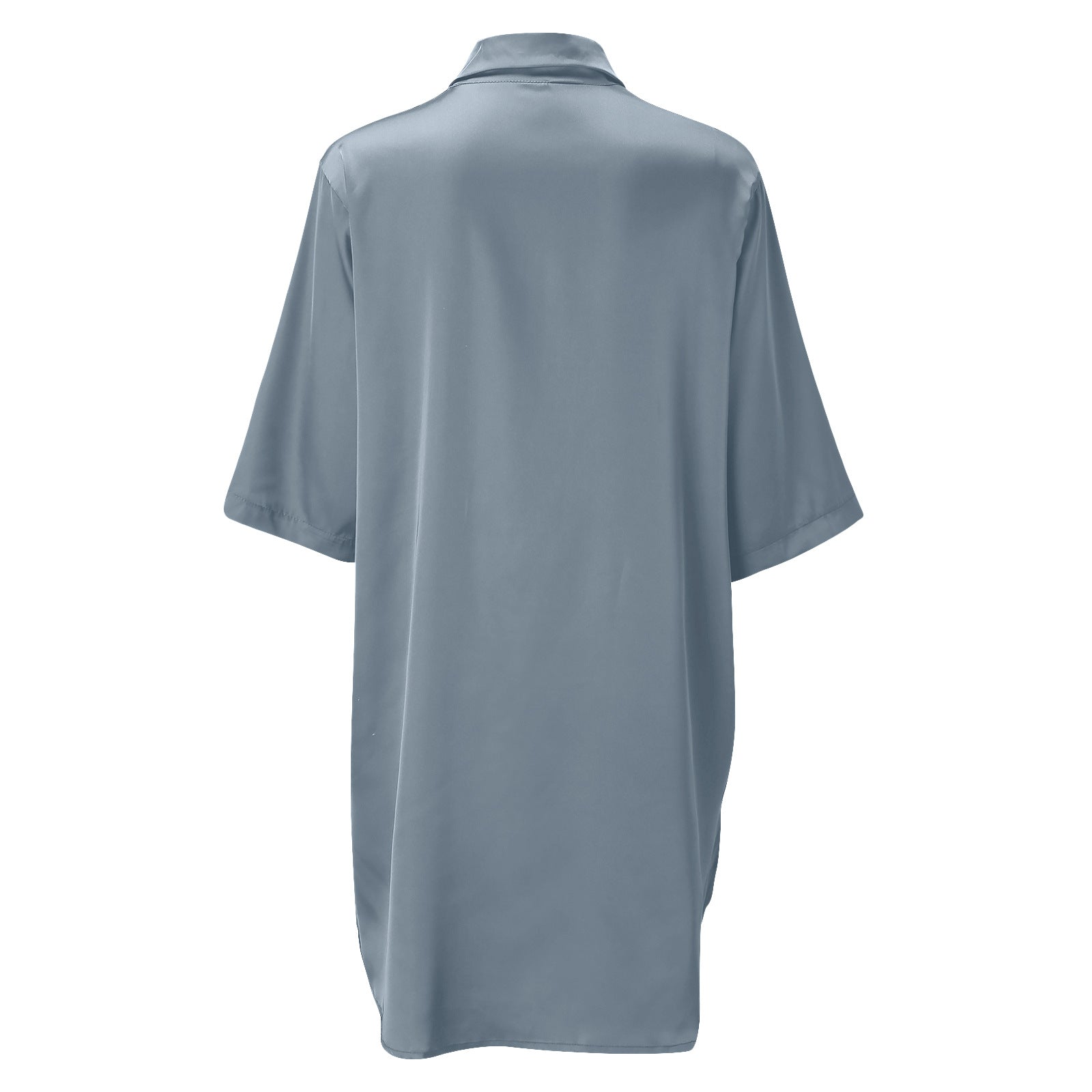 3/4 sleeve satin nightdress - Image 7