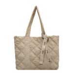 Soft shell quilted shopper bag