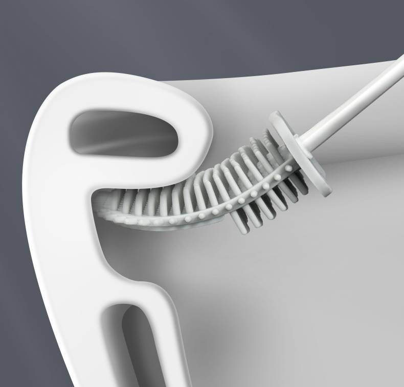 Silicone toilet brush with base - Image 8