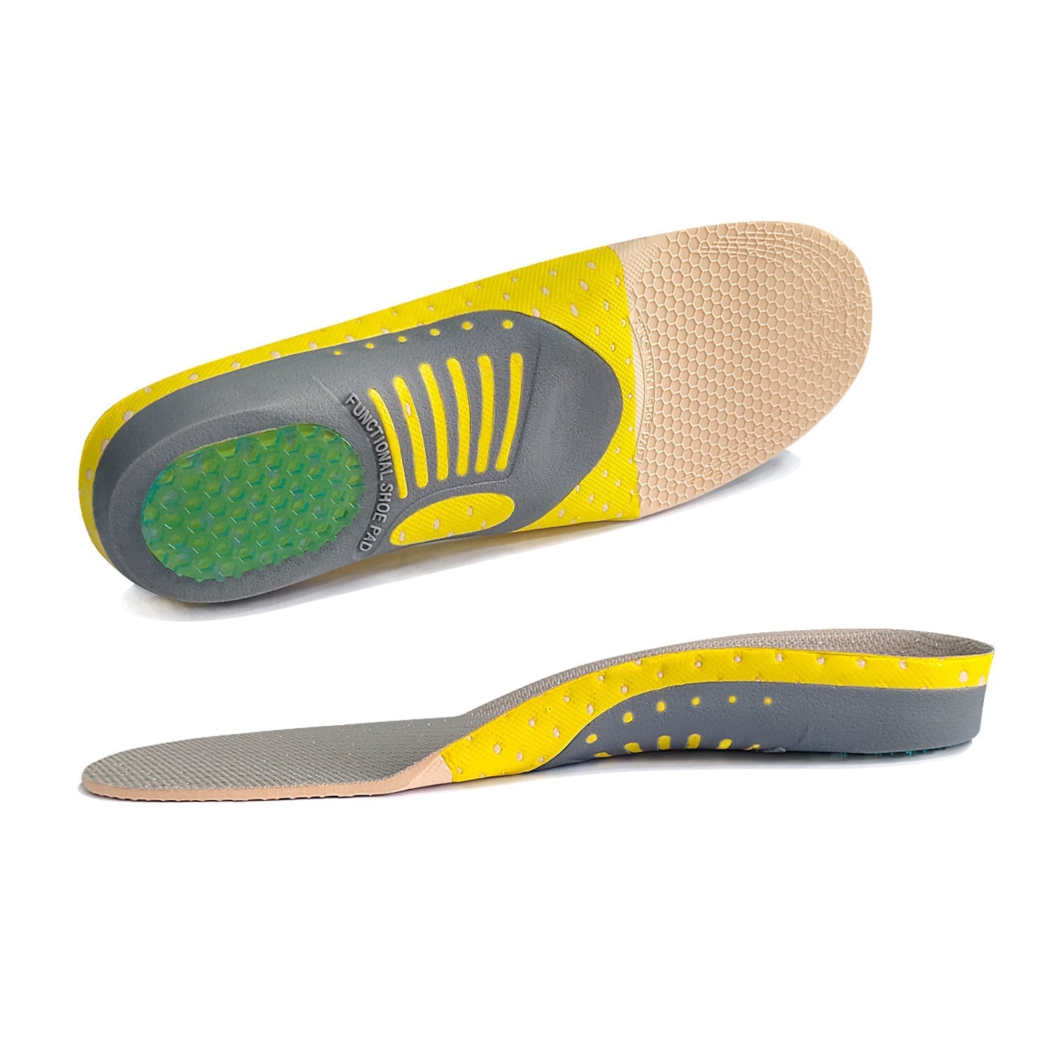 Foot care orthopedic insoles