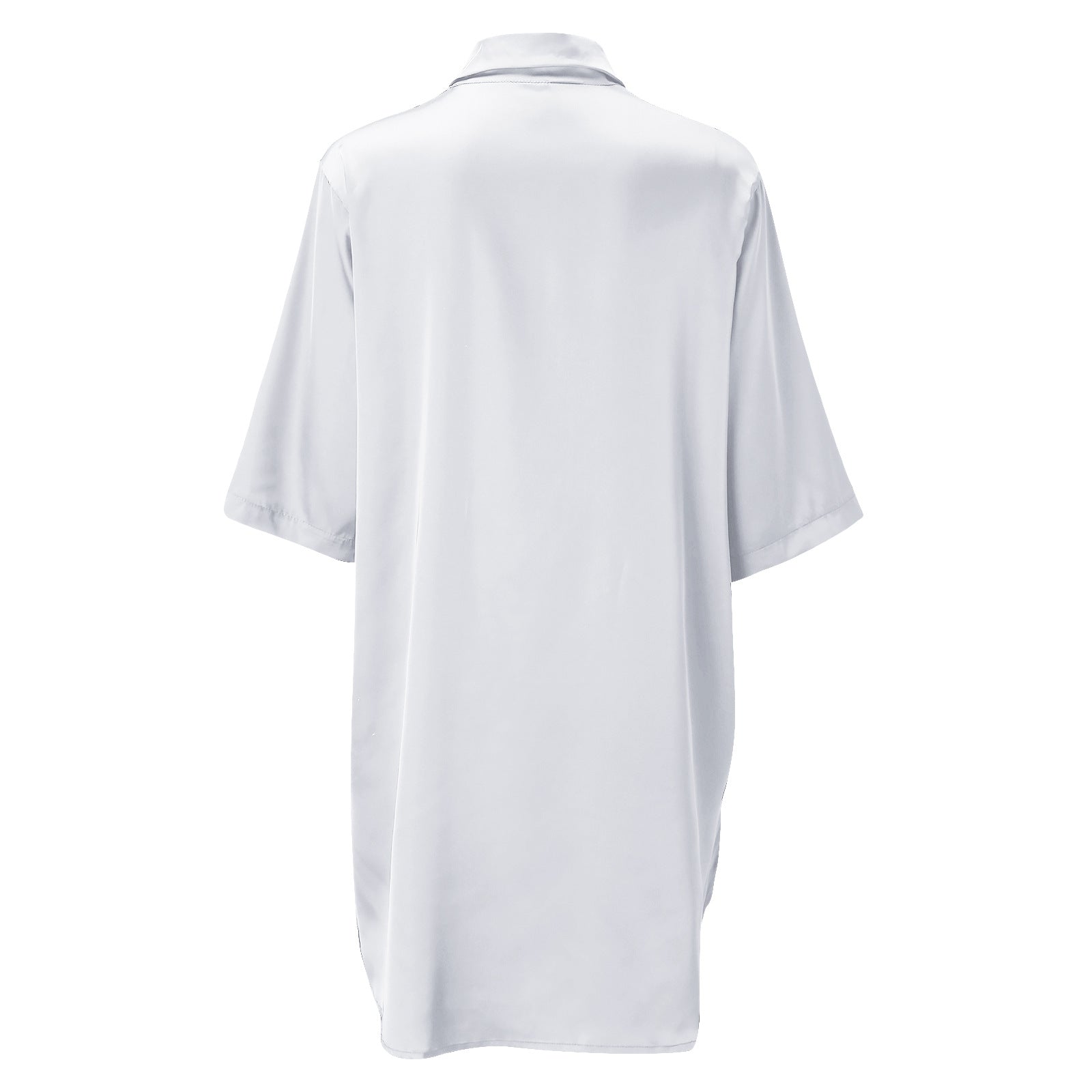 3/4 sleeve satin nightdress - Image 14