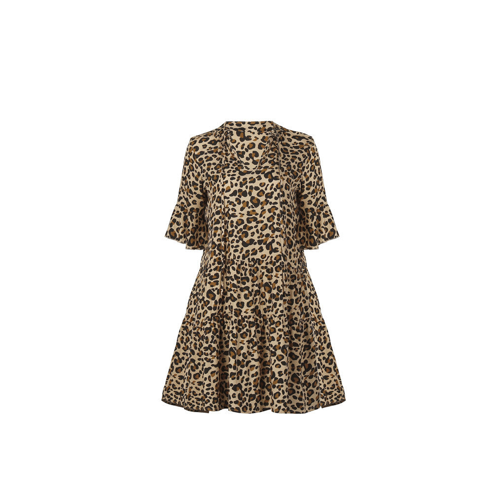 Flared sleeve loose summer dress - Image 21