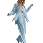 Relaxed cotton shirt & pants set