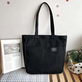 Casual canvas tote bag