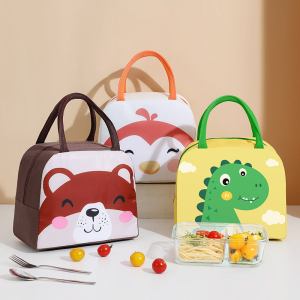 Cartoon printed thermal lunch bag
