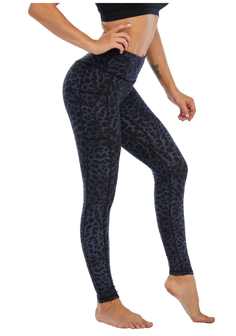 High waist camouflage leggings with pocket - Image 8