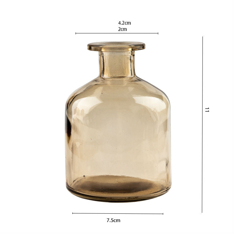 Glass flower vase