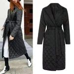Elegant lightweight quilted women's coat