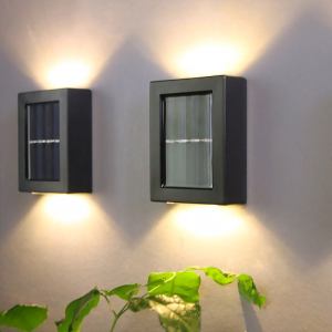 Outdoor LED solar wall lights