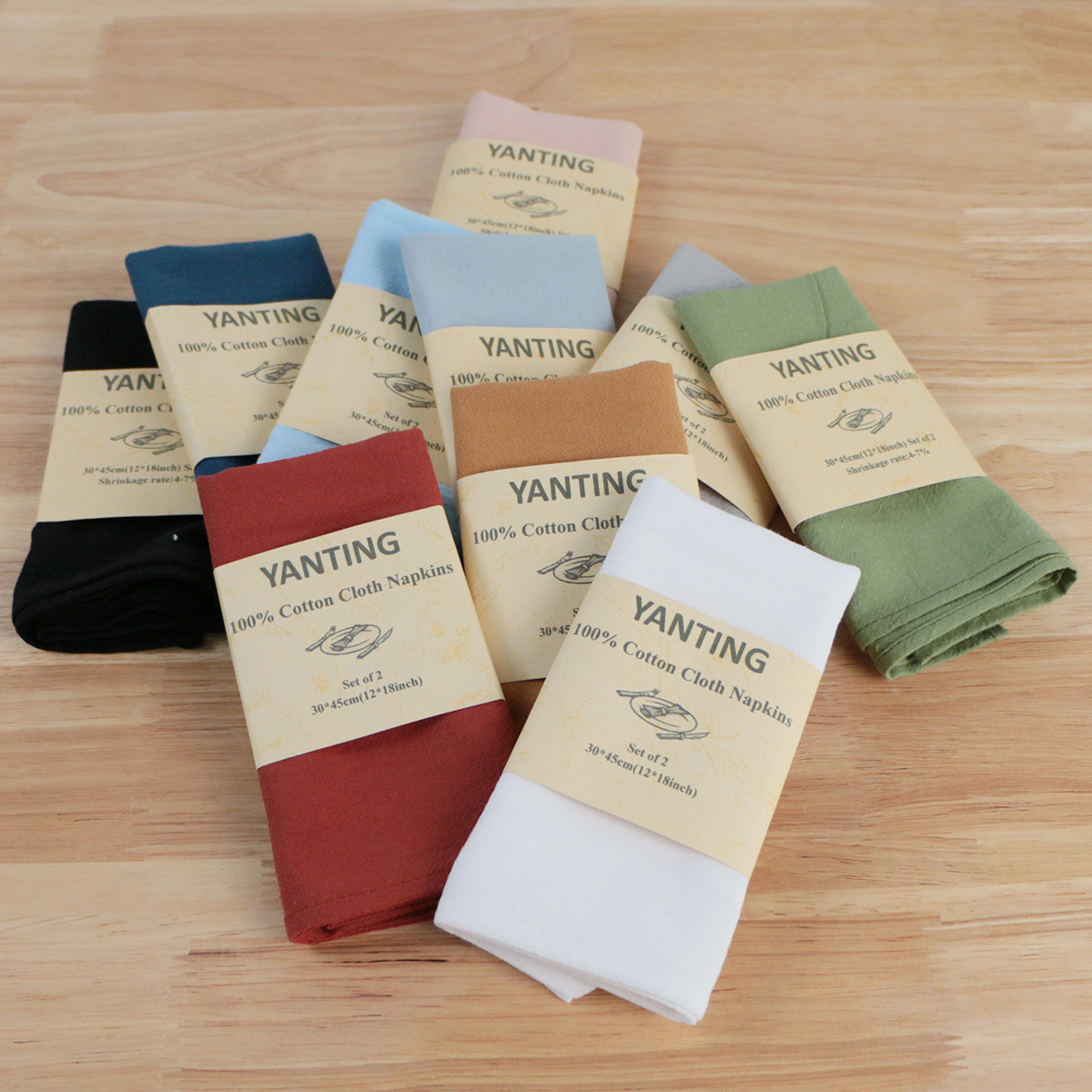 30 x 45 cm cotton table napkins 2pack - Image 19