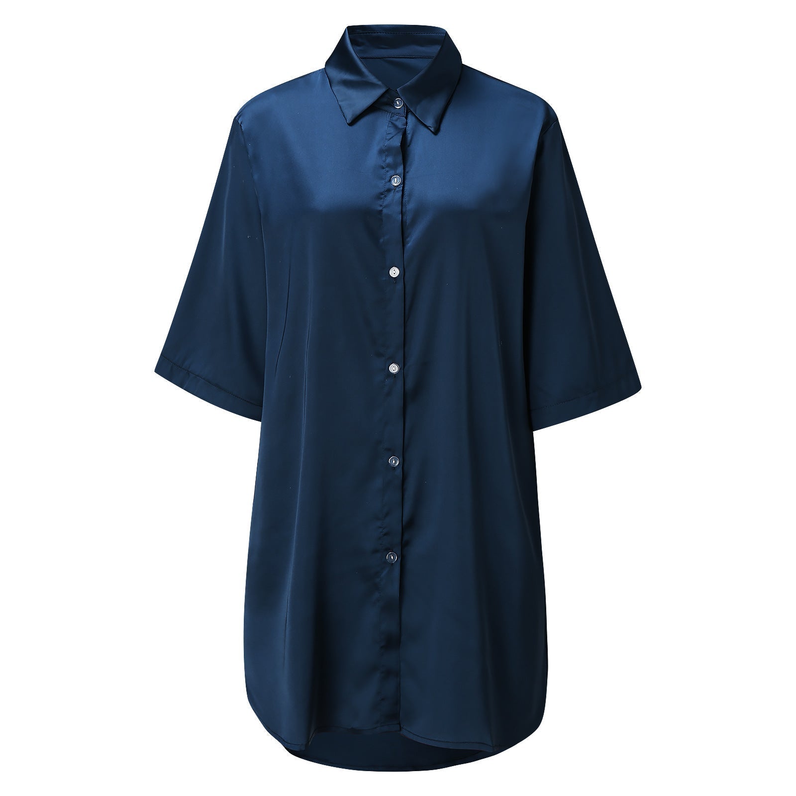 3/4 sleeve satin nightdress - Image 10