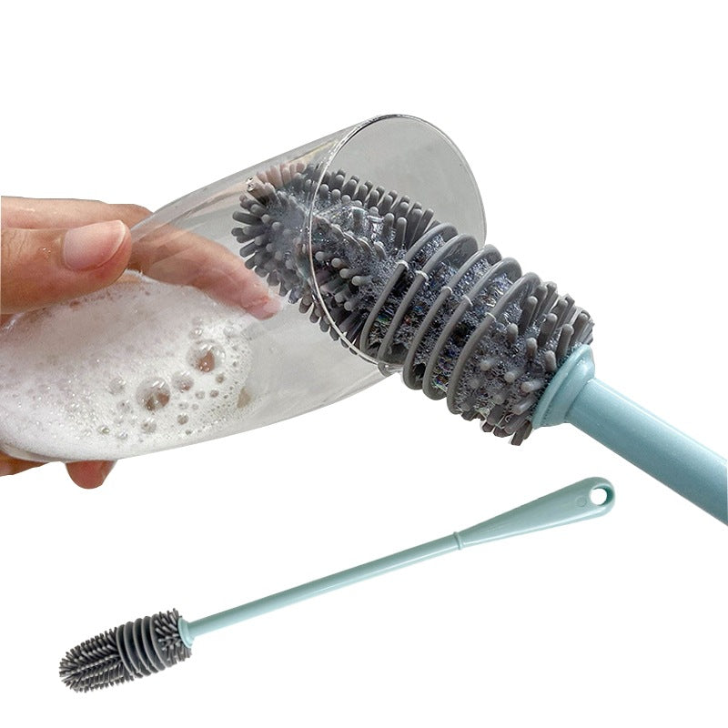 Long handle kitchen cleaning brush