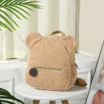 Fleece children's bear backpack