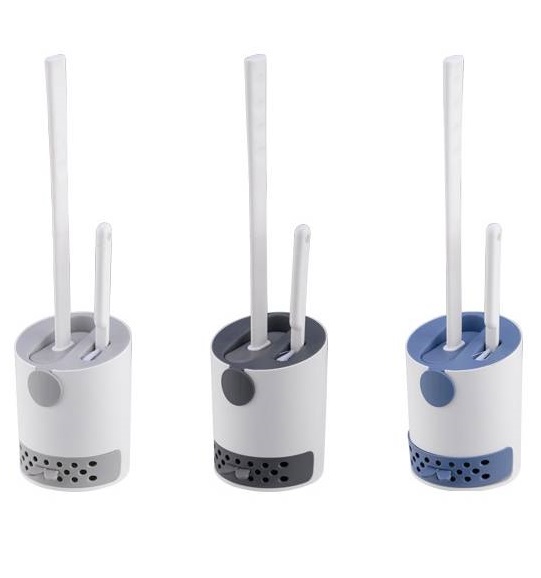 2 in 1 silicone toilet brush & cleaning brush set - Image 2