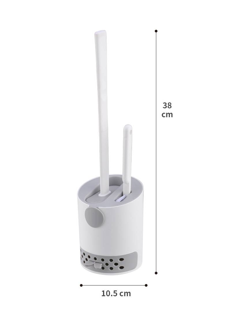 2 in 1 silicone toilet brush & cleaning brush set - Image 5