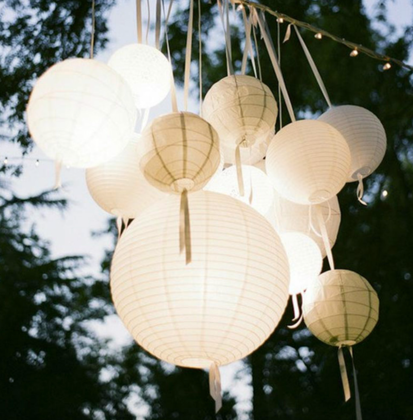 Decorative paper lantern set of 3 pcs - Image 19