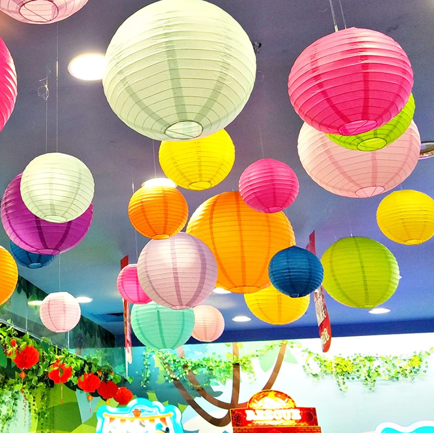 Decorative paper lantern set of 3 pcs - Image 17