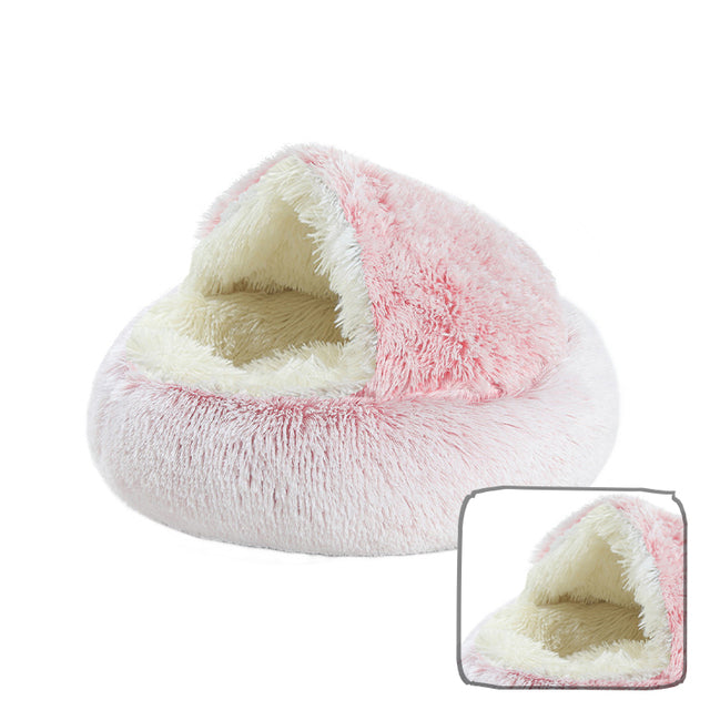 Semi-enclosed fluffy pet bed - Image 15