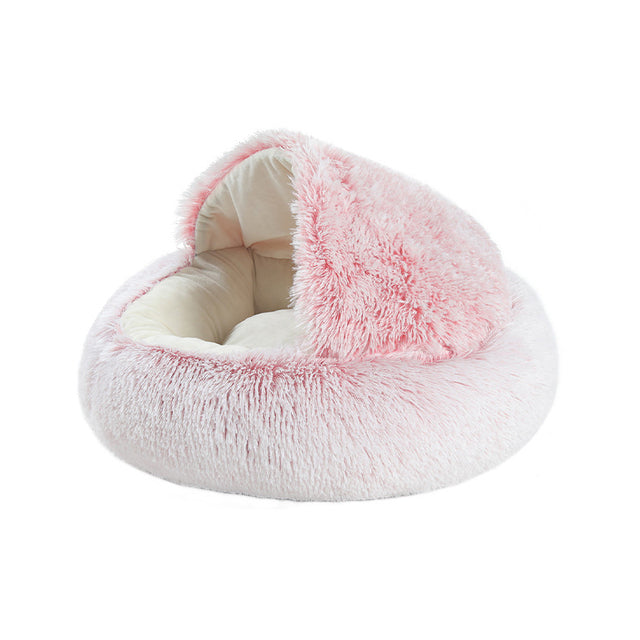 Semi-enclosed fluffy pet bed - Image 14