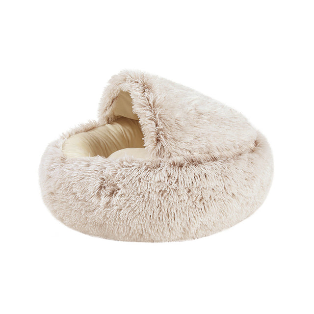 Semi-enclosed fluffy pet bed - Image 18
