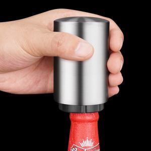 Automatic beer bottle opener