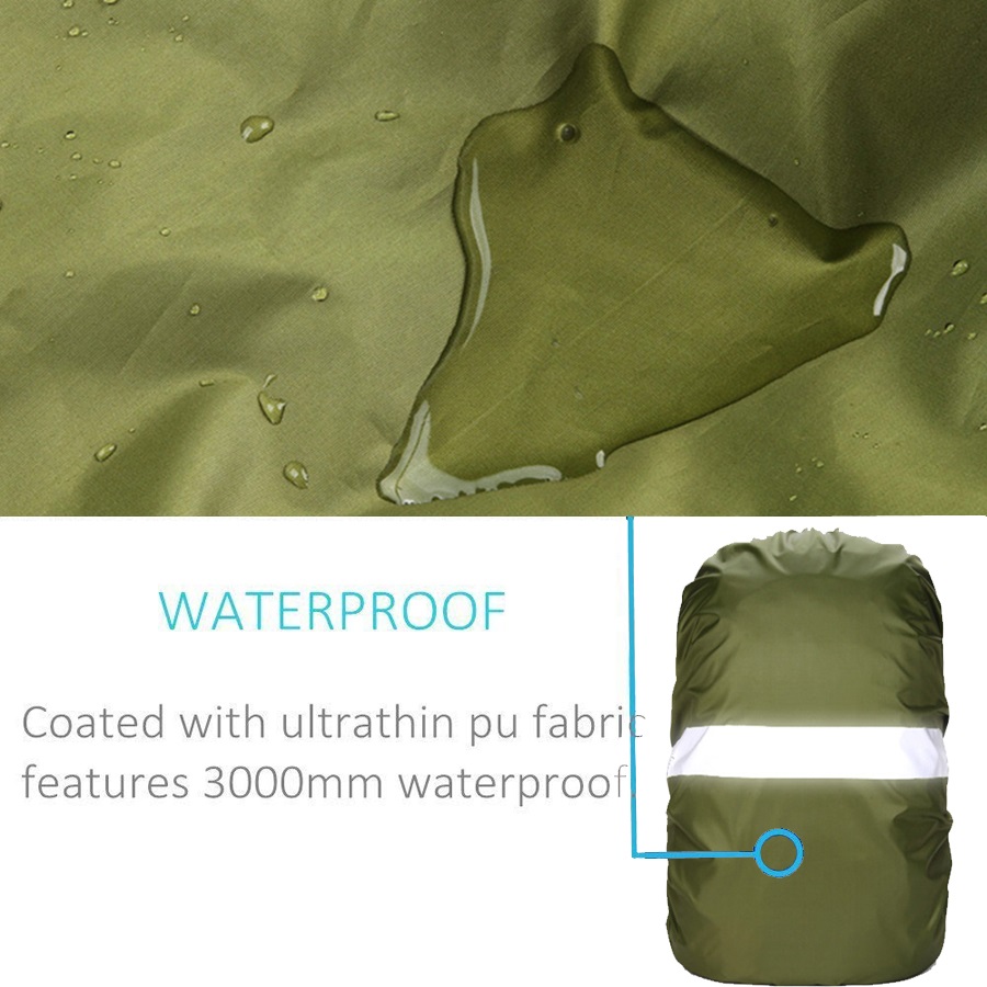 Reflective backpack rain cover - Image 5