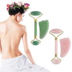 Facial roller & Gua Sha stone set