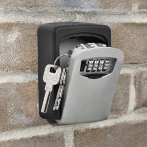 Wall mounted key lock box