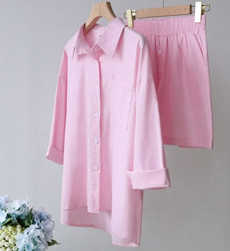 Shirt & shorts casual summer set