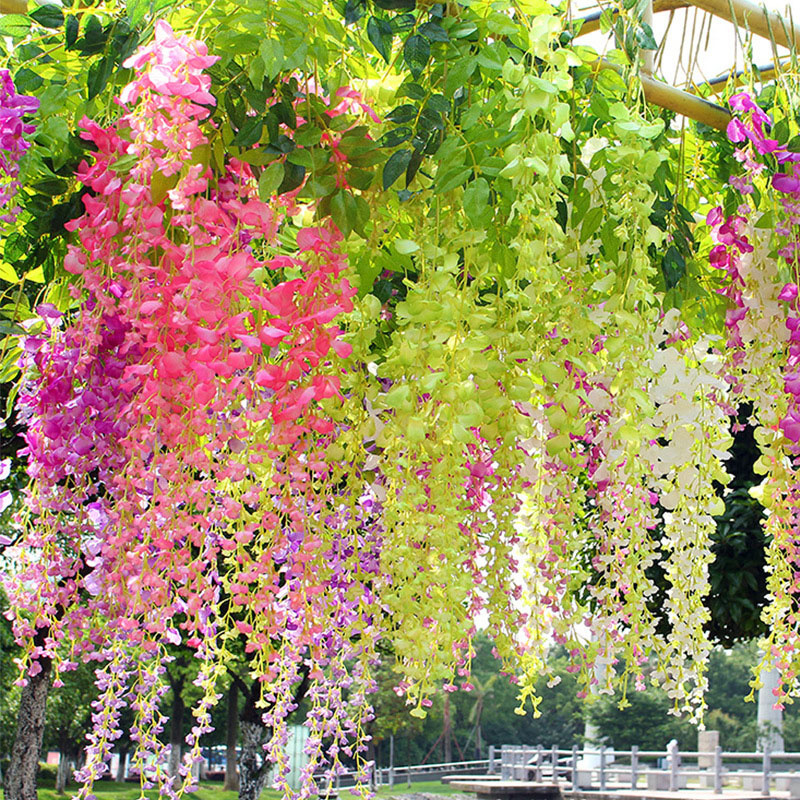 Artificial hanging flower string 12pack - Image 12