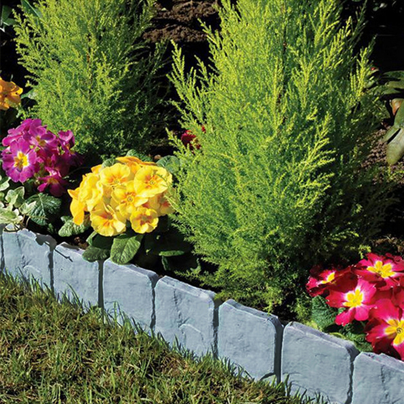 Stone patterned garden border fence 5 or 10 pack - Image 13