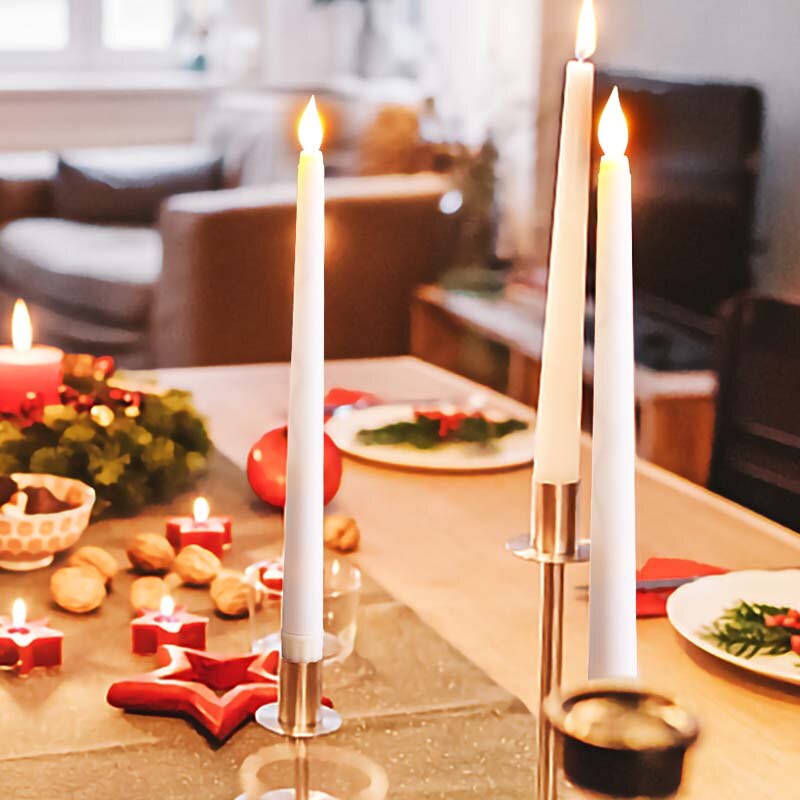 Flameless LED taper candles set with remote - Image 16
