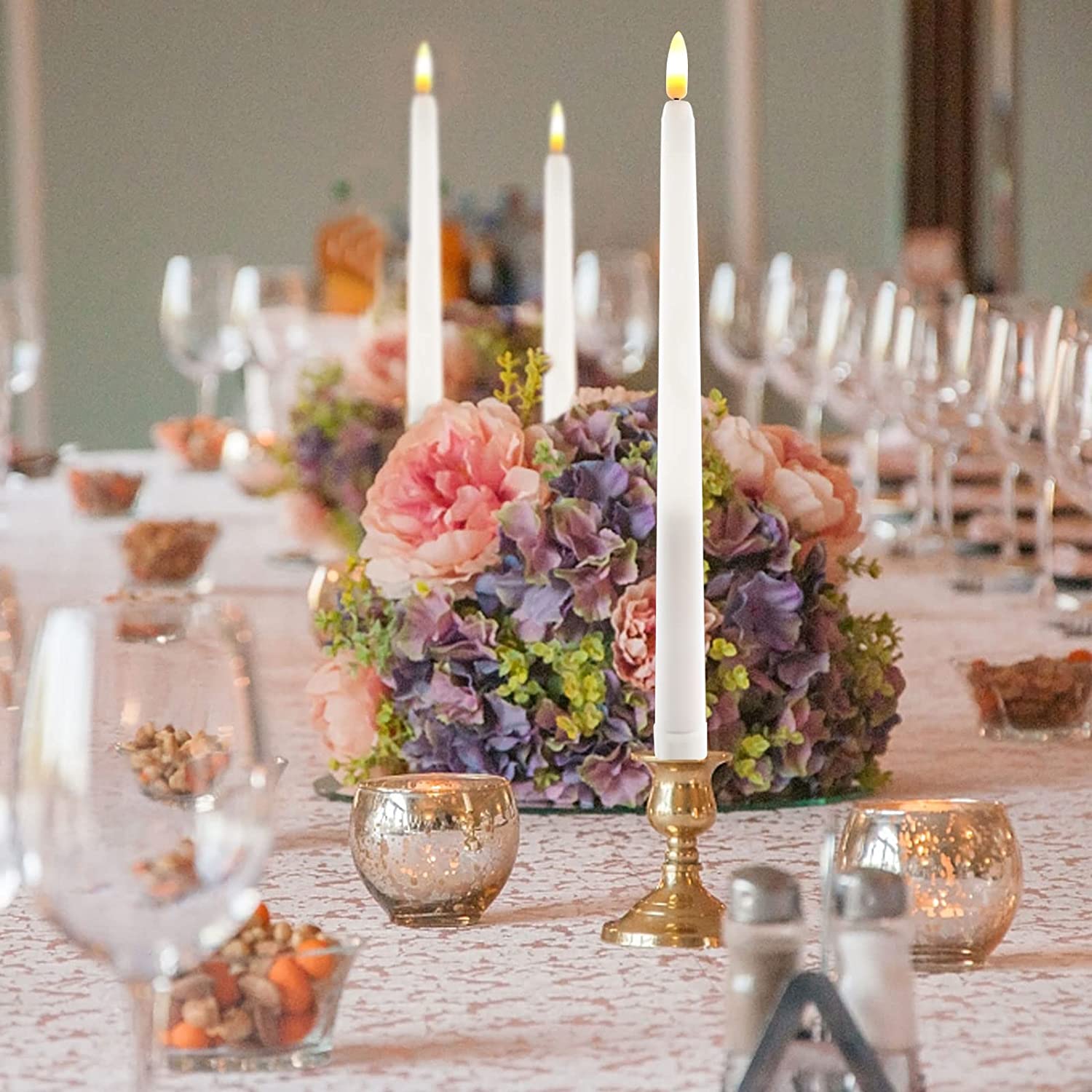 Flameless LED taper candles set with remote - Image 17