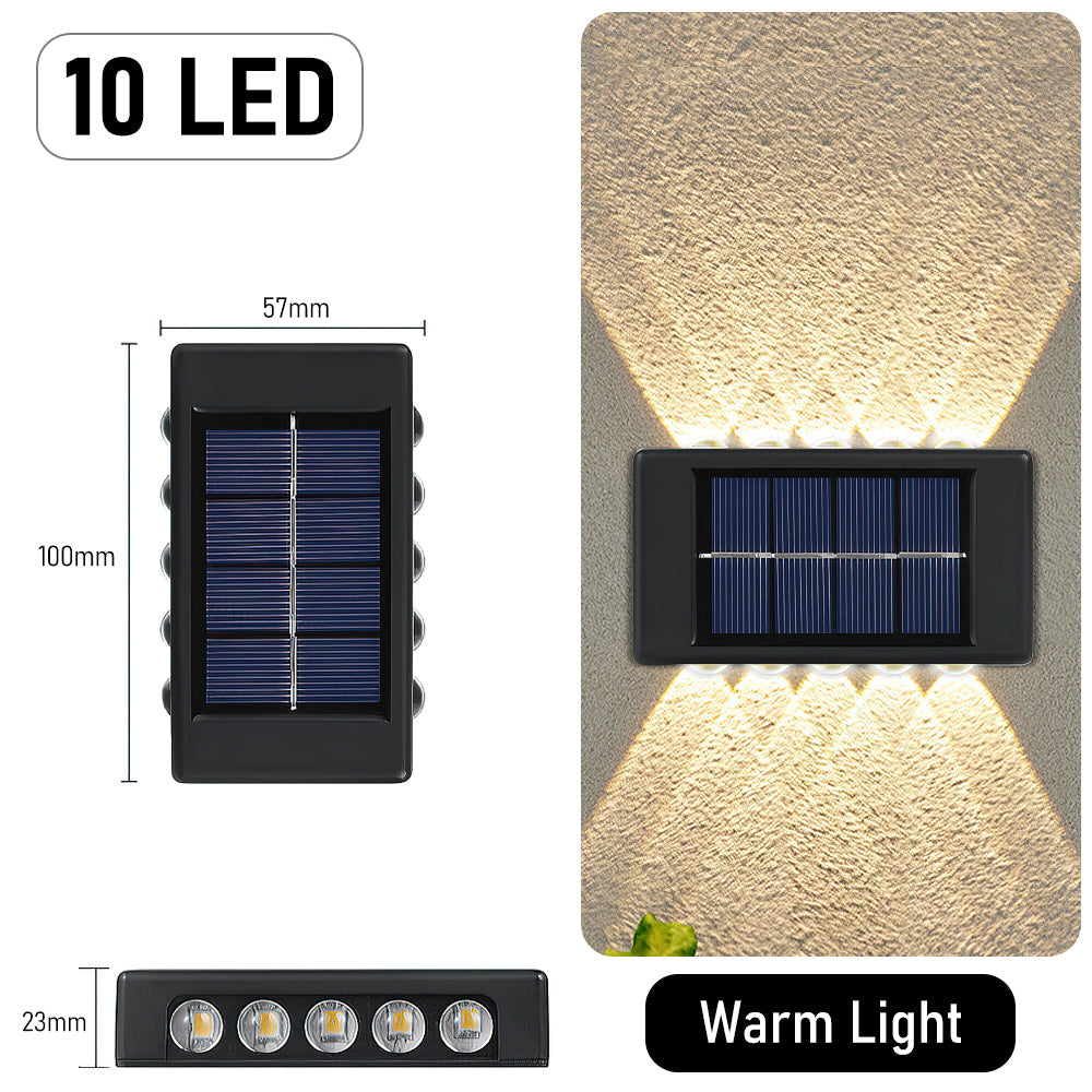 Two-way outdoor solar wall light - Image 8
