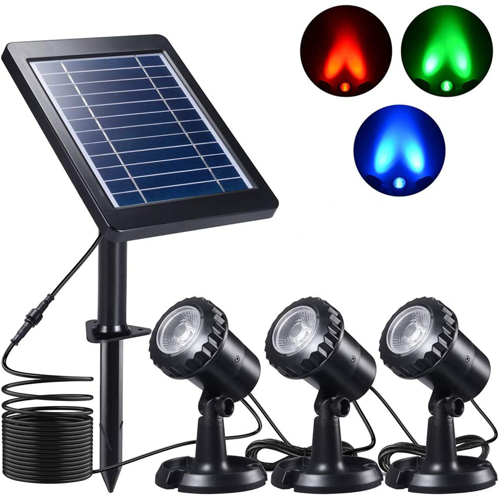 Garden solar projector lights