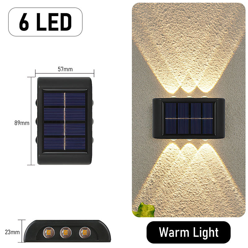 Two-way outdoor solar wall light - Image 4