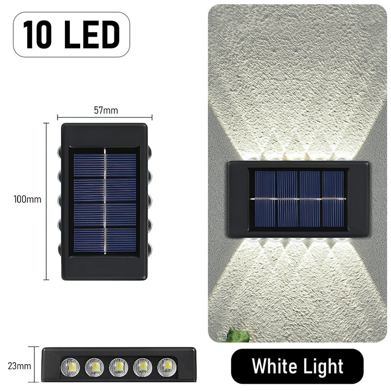 Two-way outdoor solar wall light - Image 9